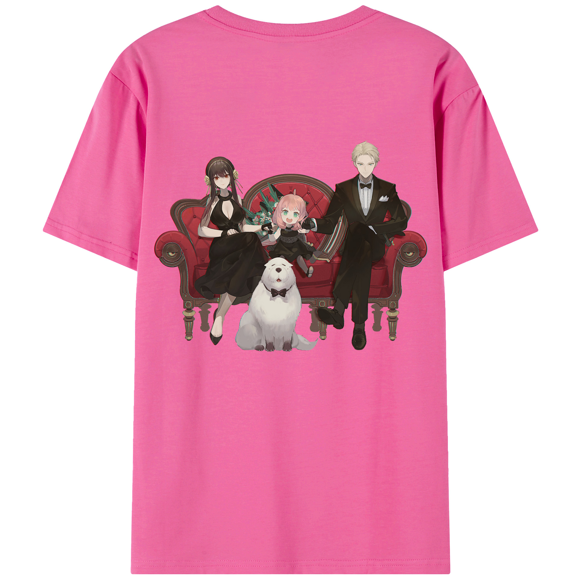 （画像用） SPY×FAMILY间谍家家酒 レディース半袖Tシャツ(バックプリント)